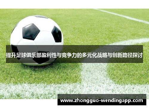 提升足球俱乐部盈利性与竞争力的多元化战略与创新路径探讨